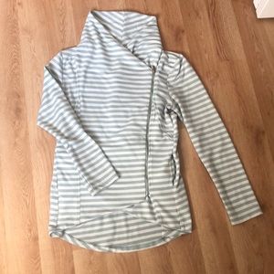 Side Zip Drapey Sweater